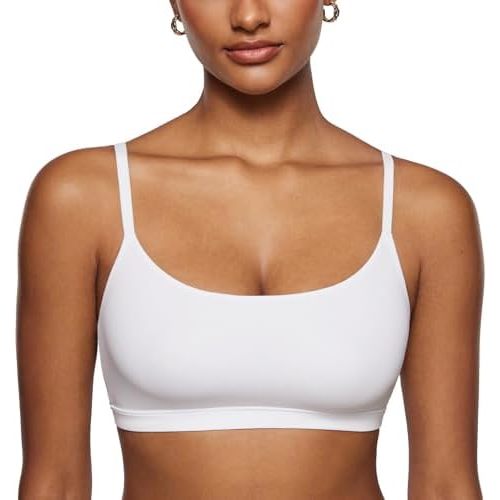 INLYRIC Women's Inbarely Bralettes Cami Bras No Underwire Wireless Seamless Unlined Comfort Sports Bra