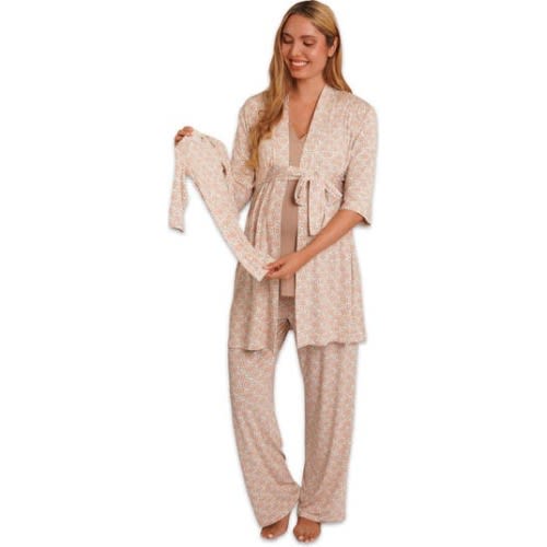 Analise During & After 5-Piece Maternity/Nursing Sleep Set for Mom & Baby