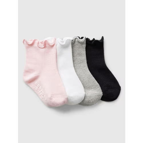 babyGap Lettuce-Trim Crew Socks (4-Pack)