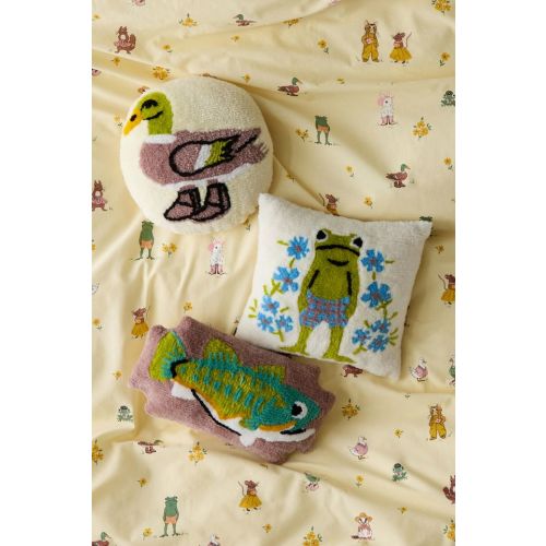 Party Animal Tufted Throw Pillow