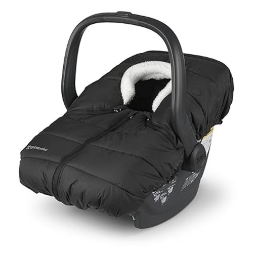 UPPAbaby CozyGanoosh for Aria and Mesa Infant Car Seat Carriers/Ultra-Plush, Weather-Proof/Charcoal Mélange