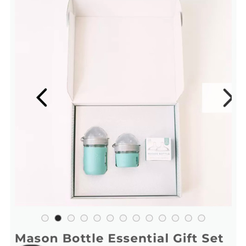 Essential Gift Set | Glass Baby Bottles | Mason Bottle