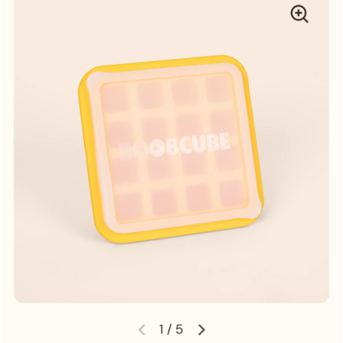 Breast milk freezer storage tray