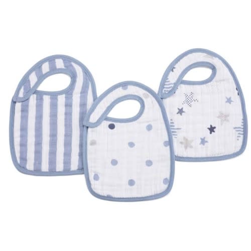 Rock Star Classic Snap Bib 3pk | aden + anais
