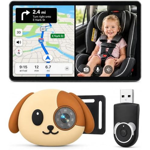 Cabin Care 1080P Baby Car Camera Wireless CarPlay Adapter for iPhone Only