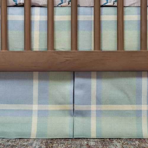 Crib Skirt | Field Club Plaid