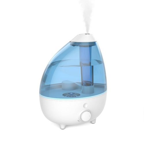 Pure Enrichment Extra-Large Ultrasonic Cool Mist Humidifier with Optional Night Light White: Bedroom & Baby Use, 24-Hour Run Time