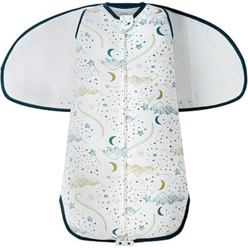 Nest Designs Organic Cotton Swaddle Sleep Bag | 0.25-1.0 TOG | GOTS Certified & OEKO-TEX® Certified Fabric
