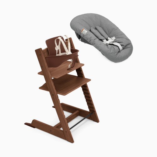 Stokke Tripp Trapp High Chair² + Newborn Set - Oak Brown/Anthracite Newborn