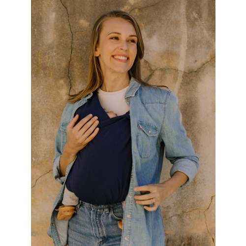 Boba Bliss Baby Carrier in Navy Blue