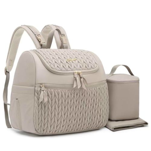 Breast Pump Bag for Spectra S1/S2 & Medela – Insulated Cooler Bag, 13" Laptop Sleeve, Diaper Backpack with Changing Pad – Lightweight, Water-Resistant & Stylish for Work, Travel