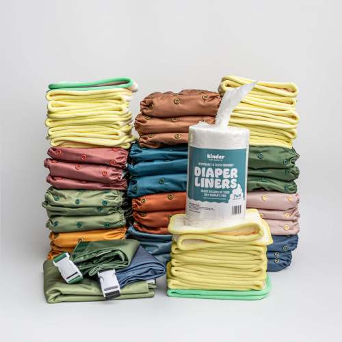 30 of Our Best Selling Solids - New Parent Starter Bundle of Essential – Kinder Cloth Diaper Co.