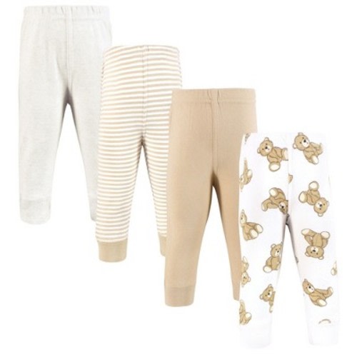 Hudson Baby Cotton Pants and Leggings, Teddy Bears, 0-3 Months