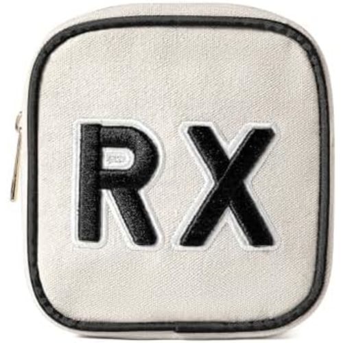 uekeboag Personalized Small Canvas Medicine Cosmetic Bag(11Beige Canvas)