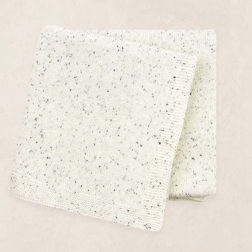 Knit Blanket - Cream Speckle