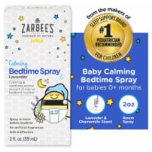 Zarbee's Baby Calming Bedtime Spray Chamomile & Lavender, 2 fl oz