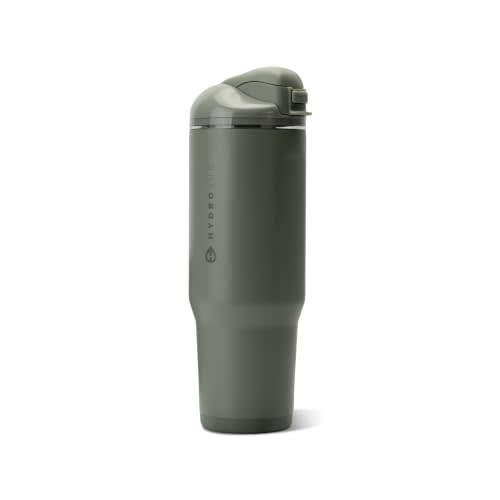 HydroJug Ease2o 32oz Insulated Water Bottle, Straw & Chug Lid, Courtyard