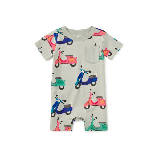 Pocket Shortie Baby Romper - Size 3-6 months - Zoom Zoom España