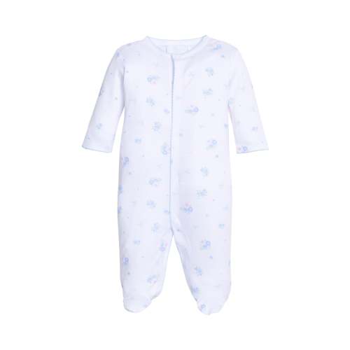 Printed Footie - Blue Bell Floral