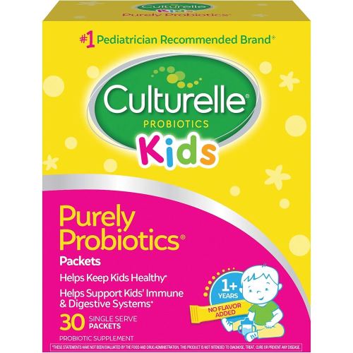 Culturelle Kids Daily Probiotic Supplement - Helps Support a Healthy Immune & Digestive System* - #1 Pediatrician Recommended Brand - For Age 3+ - 30 Single Packets