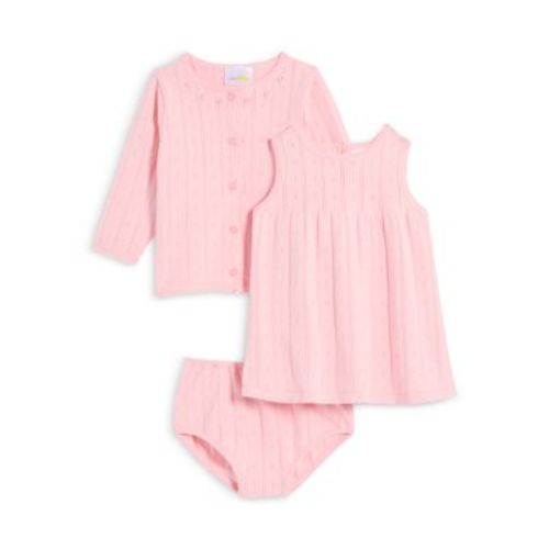 Girls' Pointelle Cardigan & Dress Set, Baby - Exclusive