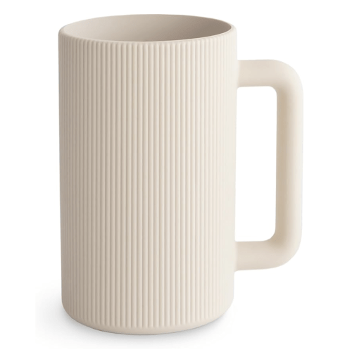 mushie Baby Bath Rinse Cup | 100% Food Grade Silicone | Shampoo & Body Washing Rinser Cup For Kids (Shifting Sand)