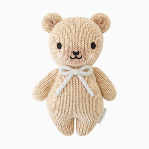 Baby Animal - Baby Honey Bear With Robin's Egg Bow