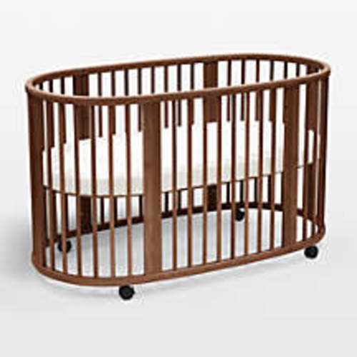 Stokke ® Sleepi ™ Warm Brown Wood Convertible Baby Bed