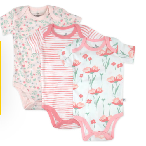 3-Pack Organic Cotton Short Sleeve Bodysuits | Honest Baby Clothing