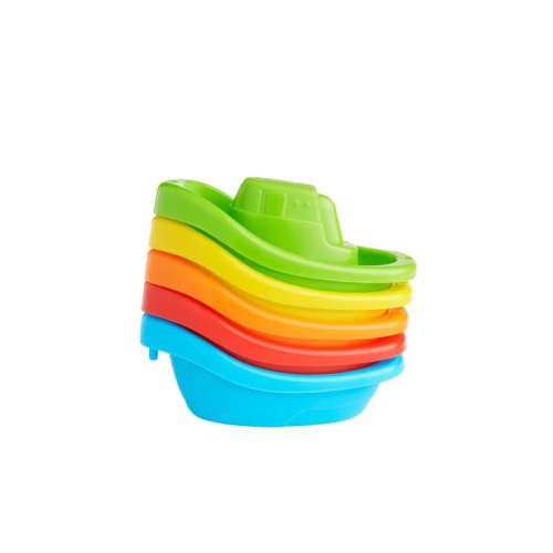 Fleet of Five Boat Bath Toys