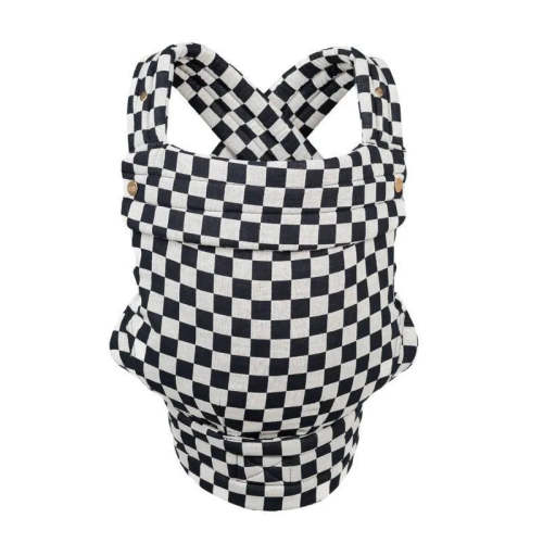 The Monarch Soft Baby Carrier - Ebony Check