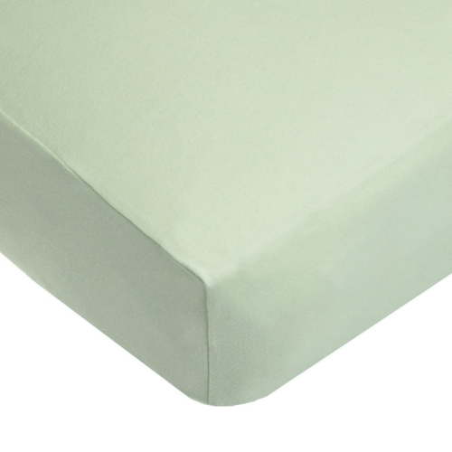 TL Care 100% Cotton Jersey Knit FItted Crib Sheet, Celery