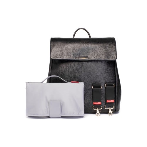 St. James Convertible Leather Diaper Backpack