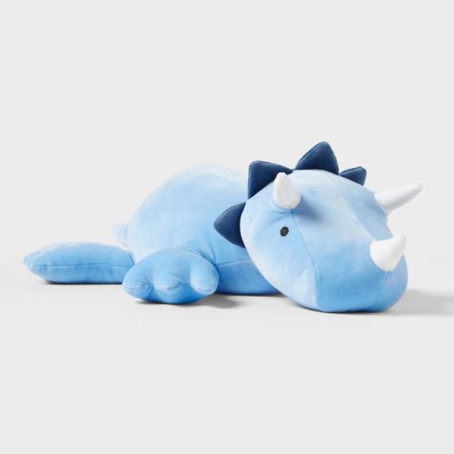 Dinosaur Weighted Throw Pillow Blue - Pillowfort
