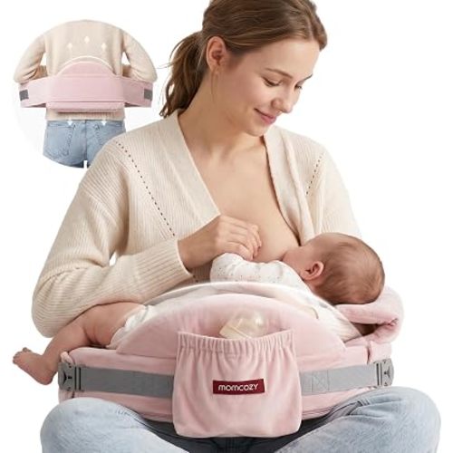 Momcozy CozyPro Nursing Pillow for Breastfeeding with Lumbar & Arm Support