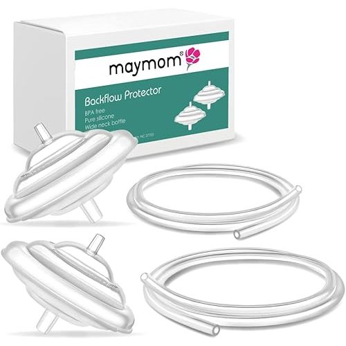Maymom Replacement Backflow Protector Tubing Compatible with Spectra S1 S2 9 Plus Synergy Gold Replacement Pump Parts; Replace Spectra Backflow Protector Tubing