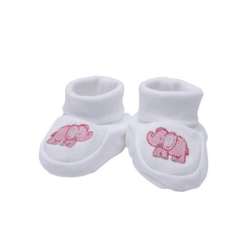 Embroidered Baby Booties | Over The Moon