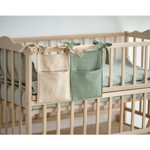 Linen Crib Organizer, Baby Cot Pocket Organizer, Diapers Organizer, Baby Nursery Storage, Kids Room Organiser, Hanging Linen Storage Bag - Etsy