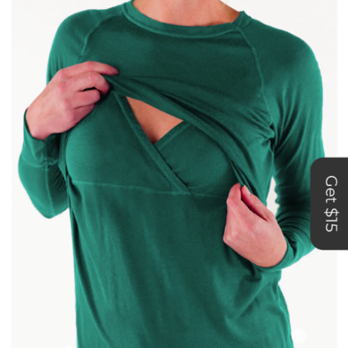 Iksplor Nursing Long Sleeve | 100% Washable Merino Wool