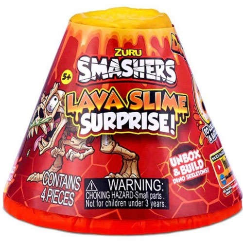 ZURU Smashers Lava Slime Surprise Dino Dig Unbox & Build Dinosaur Toy