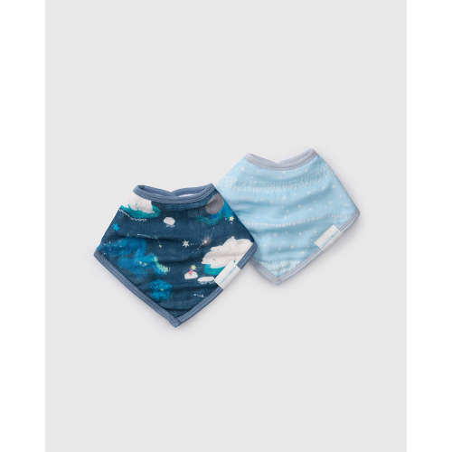 Bandana Baby Bib 2-Pack - Stargazing Bears