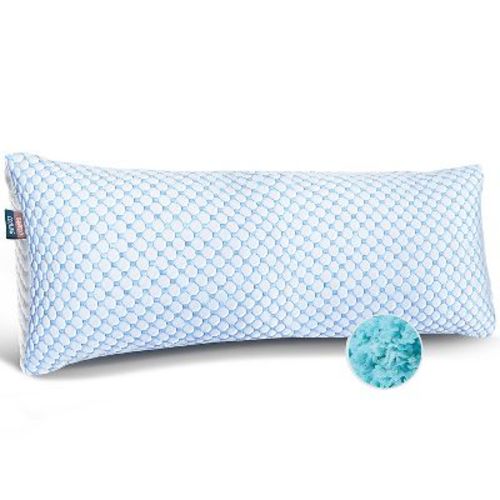 Nestl Cooling Pillow for Sleeping, Shredded Memory Foam Body Pillow, Adjustable Cold Gel Pillows for Hot Sleepers
