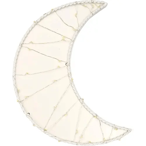 Lambs & Ivy Signature Moon LED Light Up Wall Decor/Wall Hanging