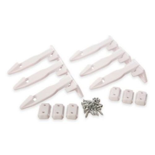 Dreambaby® Spring Latches (6-Pack) - WHITE - 6 PACK