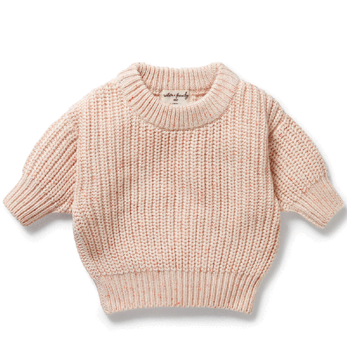 Fairy Floss Organic Knitted Jump