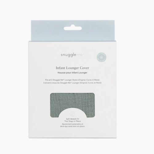 Infant Lounger Muslin Cover | Slate