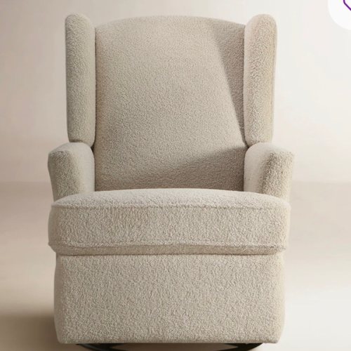 Second Story Home Heming Wingback Recliner Nursery Glider & Reviews | Wayfair