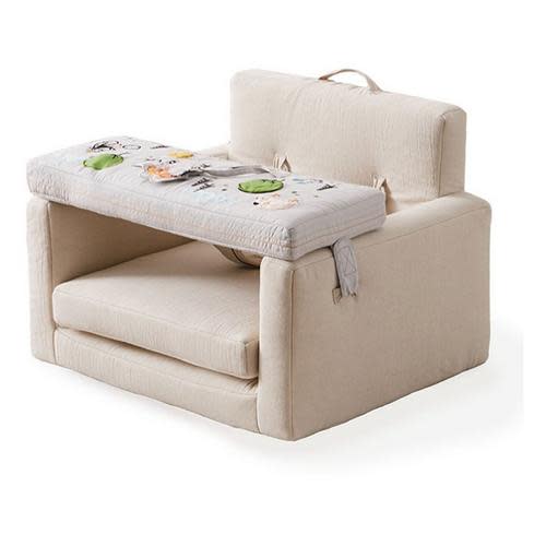Wonder & Wise Rolling Along (Neutral) Square Chair | SCHEELS.com