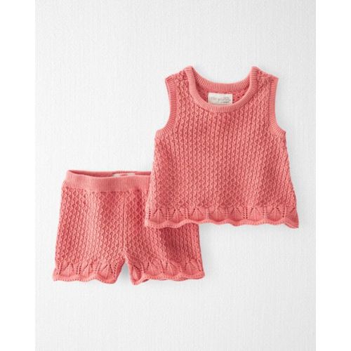 Baby Girl 2-Piece Organic Cotton Sweater Knit Set - Little Planet | Carter's