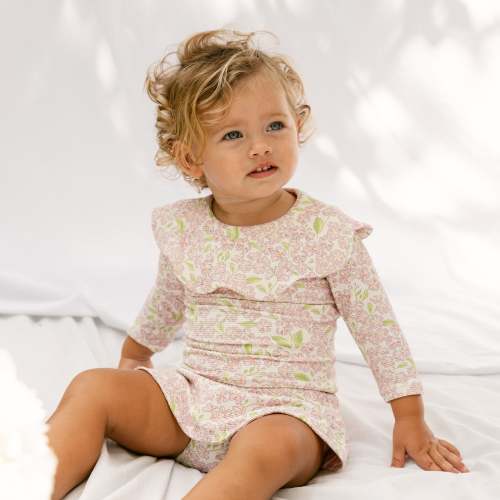 Petal Rashguard · Peony | Baby & Girls Swimwear – Petit Playa